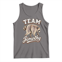 Team Jimothy Funny Viral Seattle Raccoon Legend Tank Top Trash Panda Meme Vintage Sports Style Graphic