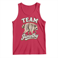 Team Jimothy Funny Viral Seattle Raccoon Legend Tank Top Trash Panda Meme Vintage Sports Style Graphic