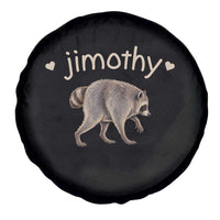 Cute Jimothy the Raccoon Heart Graphic Spare Tire Cover Viral Seattle Trash Panda Meme
