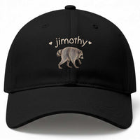 Cute Jimothy the Raccoon Heart Graphic Baseball Cap Viral Seattle Trash Panda Meme
