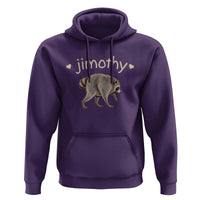Cute Jimothy the Raccoon Heart Graphic Hoodie Viral Seattle Trash Panda Meme
