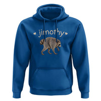 Cute Jimothy the Raccoon Heart Graphic Hoodie Viral Seattle Trash Panda Meme