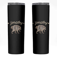 Cute Jimothy the Raccoon Heart Graphic Skinny Tumbler Viral Seattle Trash Panda Meme