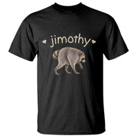 Cute Jimothy the Raccoon Heart Graphic T Shirt Viral Seattle Trash Panda Meme