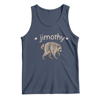 Cute Jimothy the Raccoon Heart Graphic Tank Top Viral Seattle Trash Panda Meme