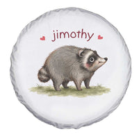 Cute Watercolor Viral Jimothy the Raccoon Spare Tire Cover Viral Seattle Trash Panda Meme