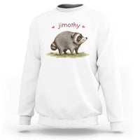 Cute Watercolor Viral Jimothy the Raccoon Sweatshirt Viral Seattle Trash Panda Meme