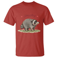 Cute Watercolor Viral Jimothy the Raccoon T Shirt Viral Seattle Trash Panda Meme