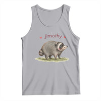 Cute Watercolor Viral Jimothy the Raccoon Tank Top Viral Seattle Trash Panda Meme
