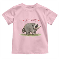 Cute Watercolor Viral Jimothy the Raccoon Toddler T Shirt Viral Seattle Trash Panda Meme