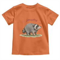 Cute Watercolor Viral Jimothy the Raccoon Toddler T Shirt Viral Seattle Trash Panda Meme