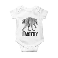 Viral Seattle Jimothy the Raccoon Baby Onesie Vintage Trash Panda Meme Graphic