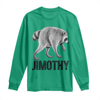 Viral Seattle Jimothy the Raccoon Long Sleeve Shirt Vintage Trash Panda Meme Graphic