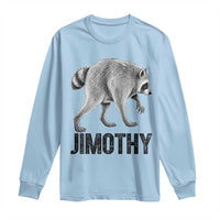 Viral Seattle Jimothy the Raccoon Long Sleeve Shirt Vintage Trash Panda Meme Graphic