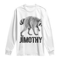 Viral Seattle Jimothy the Raccoon Long Sleeve Shirt Vintage Trash Panda Meme Graphic