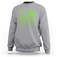 Retro 8-Bit Pixel 80s Game Over Parody Graphic Sweatshirt You Have Died Of Diarrhea Lettuce