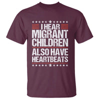 I Hear Migrant Children Also Have Heartbeats T Shirt Vintage Stars Human Rights Social Justice