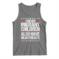 I Hear Migrant Children Also Have Heartbeats Tank Top Vintage Stars Human Rights Social Justice