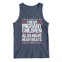 I Hear Migrant Children Also Have Heartbeats Tank Top Vintage Stars Human Rights Social Justice