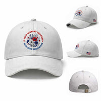 I Hear Migrant Children Also Have Heartbeats Baseball Cap Patriotic Red White Blue Floral Human Rights