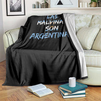 Patriotic Las Malvinas Son Argentinas Flag Throw Blanket Argentine Heritage Sun of May Argentina Sovereignty