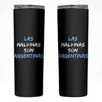 Patriotic Las Malvinas Son Argentinas Flag Skinny Tumbler Argentine Heritage Sun of May Argentina Sovereignty