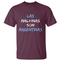 Patriotic Las Malvinas Son Argentinas Flag T Shirt Argentine Heritage Sun of May Argentina Sovereignty