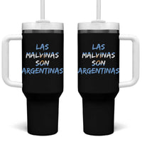 Patriotic Las Malvinas Son Argentinas Flag Tumbler With Handle Argentine Heritage Sun of May Argentina Sovereignty