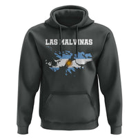 Las Malvinas Island Map Flag Graphic Hoodie Patriotic Sovereignty Argentine Heritage Sun of May Pride