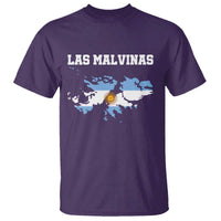 Las Malvinas Island Map Flag Graphic T Shirt Patriotic Sovereignty Argentine Heritage Sun of May Pride
