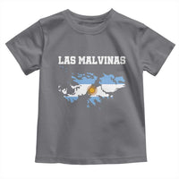 Las Malvinas Island Map Flag Graphic Toddler T Shirt Patriotic Sovereignty Argentine Heritage Sun of May Pride