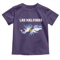 Las Malvinas Island Map Flag Graphic Toddler T Shirt Patriotic Sovereignty Argentine Heritage Sun of May Pride