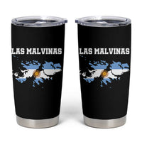 Las Malvinas Island Map Flag Graphic Tumbler Cup Patriotic Sovereignty Argentine Heritage Sun of May Pride