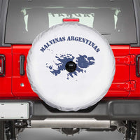 Retro Malvinas Argentinas Distressed Map Graphic Spare Tire Cover Argentine Island Sovereignty Heritage Pride