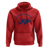 Retro Malvinas Argentinas Distressed Map Graphic Hoodie Argentine Island Sovereignty Heritage Pride