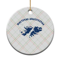 Retro Malvinas Argentinas Distressed Map Graphic Ceramic Ornament Argentine Island Sovereignty Heritage Pride