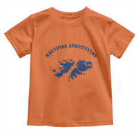 Retro Malvinas Argentinas Distressed Map Graphic Toddler T Shirt Argentine Island Sovereignty Heritage Pride