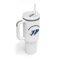Retro Malvinas Argentinas Distressed Map Graphic Tumbler With Handle Argentine Island Sovereignty Heritage Pride