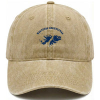 Retro Malvinas Argentinas Distressed Map Graphic Washed Cotton Baseball Cap Argentine Island Sovereignty Heritage Pride