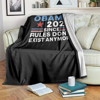 Obama 2028 Since Rules Dont Exist Anymore Throw Blanket Political Satire Red White and Blue