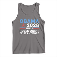 Obama 2028 Since Rules Dont Exist Anymore Tank Top Political Satire Red White and Blue