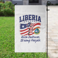 Liberia Rich Culture Strong People Patriotic Garden Flag Liberian Flag Fist Coat Of Arms Heritage Pride