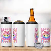 Kawaii Third Grade Glitter Dumpling Printed Graphic 4 in 1 Can Cooler Tumbler Cute First Day Back To School for Students Teachers