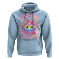 Kawaii Third Grade Glitter Dumpling Printed Graphic Hoodie Cute First Day Back To School for Students Teachers