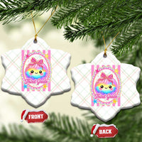 Kawaii Third Grade Glitter Dumpling Printed Graphic Ceramic Ornament Cute First Day Back To School for Students Teachers