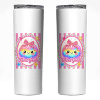 Kawaii Third Grade Glitter Dumpling Printed Graphic Skinny Tumbler Cute First Day Back To School for Students Teachers