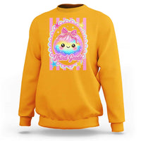Kawaii Third Grade Glitter Dumpling Printed Graphic Sweatshirt Cute First Day Back To School for Students Teachers
