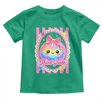 Kawaii Third Grade Glitter Dumpling Printed Graphic Toddler T Shirt Cute First Day Back To School for Students Teachers