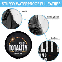 Path of Totality Iceland August 12 2026 Spare Tire Cover Total Solar Eclipse Astronomy Travel Gift