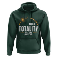Path of Totality Iceland August 12 2026 Hoodie Total Solar Eclipse Astronomy Travel Gift